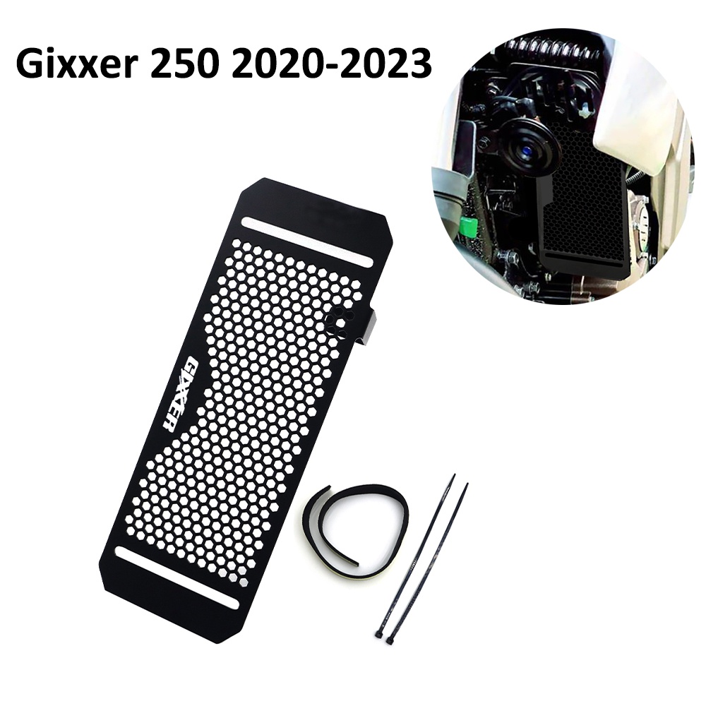 散熱器罩護罩黑色格柵適合 Gixxer 250 SF250 SF 250 Gixxer250 2020-202 配件