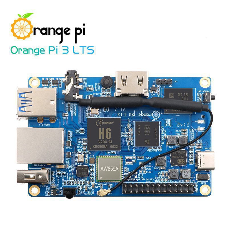 【正品現貨】【品質保固】香橙派Orange Pi 3 LTS開發板全志H6支持安卓Linux系統編程機器人 AW3N