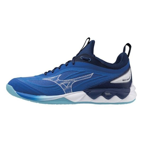 Mizuno Wave Luminous 3 男 排球鞋 穩定 包覆 回彈 藍 [V1GA242001]