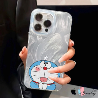哆啦夢 IPhone 6 7 X XR XS MAX Plus Bling 卡通可愛明星搞笑時尚藝術哆啦A夢手機殼