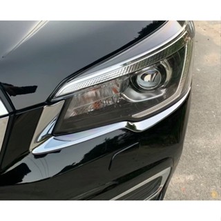速霸陸 subaru 13-19forester大燈飾條forester改裝專用大燈眉大燈框罩