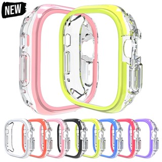 Tpu 保護殼 Bumper Cover 手錶殼兼容 Apple Watch Ultra 2 49mm 44mm 45m