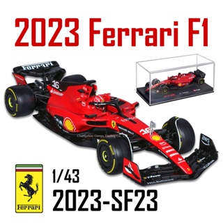 FERRARI Bburago 1:43 法拉利 2023 SF23 #16 F1 方程式汽車壓鑄車收藏模型賽車玩具亞克