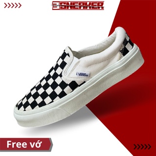 Vans Classic Slip On Checkerboard Vans 無線棋盤格運動鞋 - 3 運動鞋