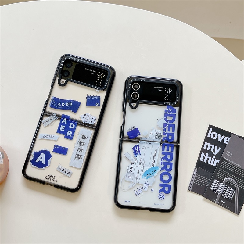 三星Galaxy Z Flip5手機套摺疊屏Z Flip4/3新款casetify ADER防震創意手機殼