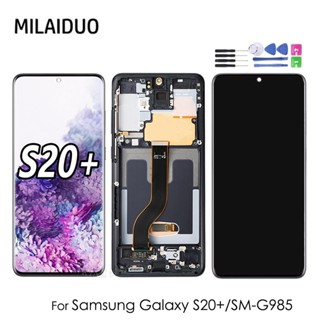 Tft / AMOLED 適用於三星 Galaxy S20+ G985F/DS G985B LCD 螢幕總成 液晶顯示屏