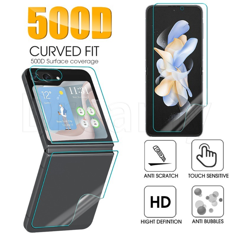 SAMSUNG 三星 Galaxy Z Flip 5 折疊屏專用軟膜 / 防刮防油水凝膠保護膜 / 防指紋手機鋼化玻璃