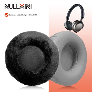 Nullmini 替換耳墊適用於飛利浦 FIDELIO F1 耳機耳墊耳罩套耳機