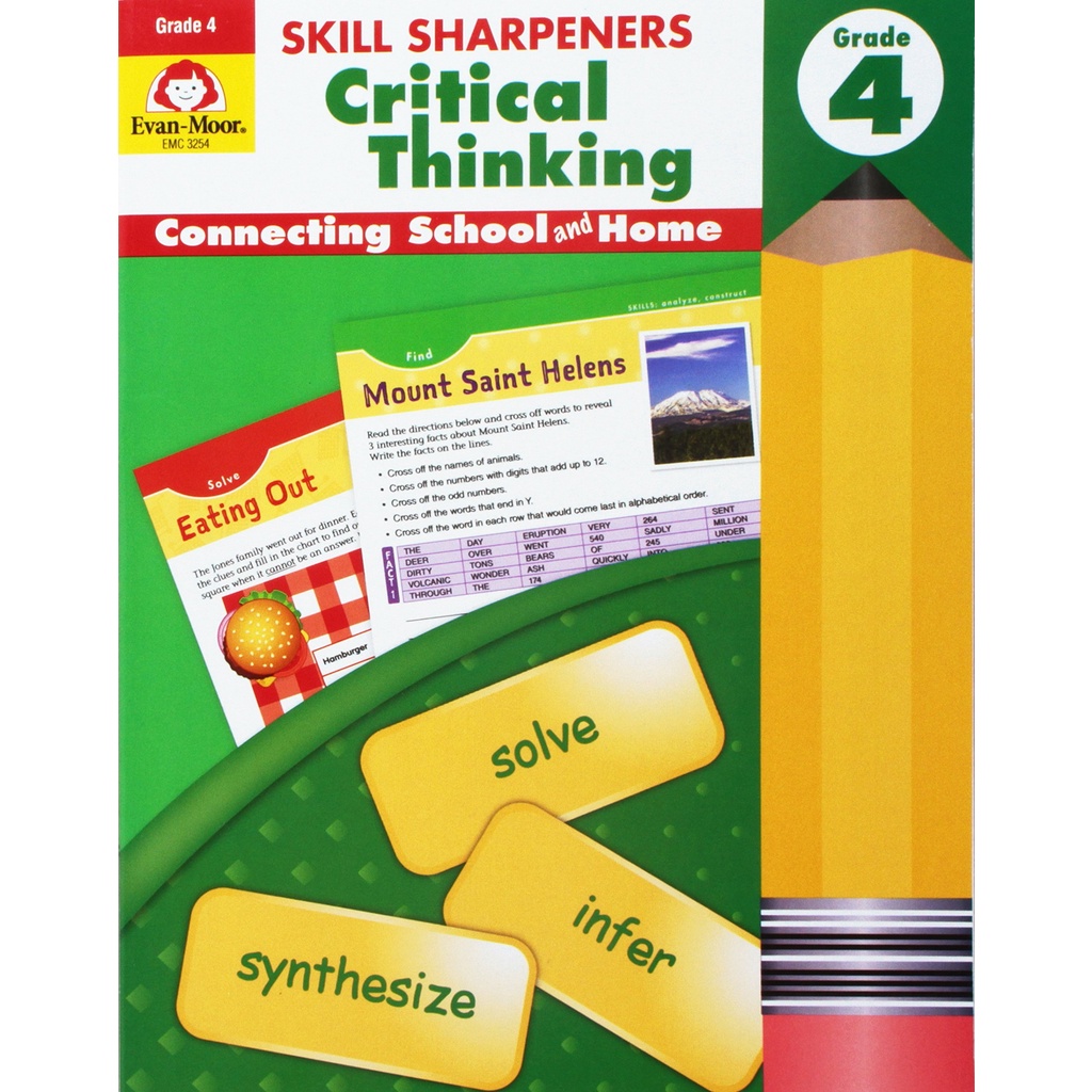 Skill Sharpeners Critical Thinking, Grade 4/Evan-Moor Educational Publishers【三民網路書店】