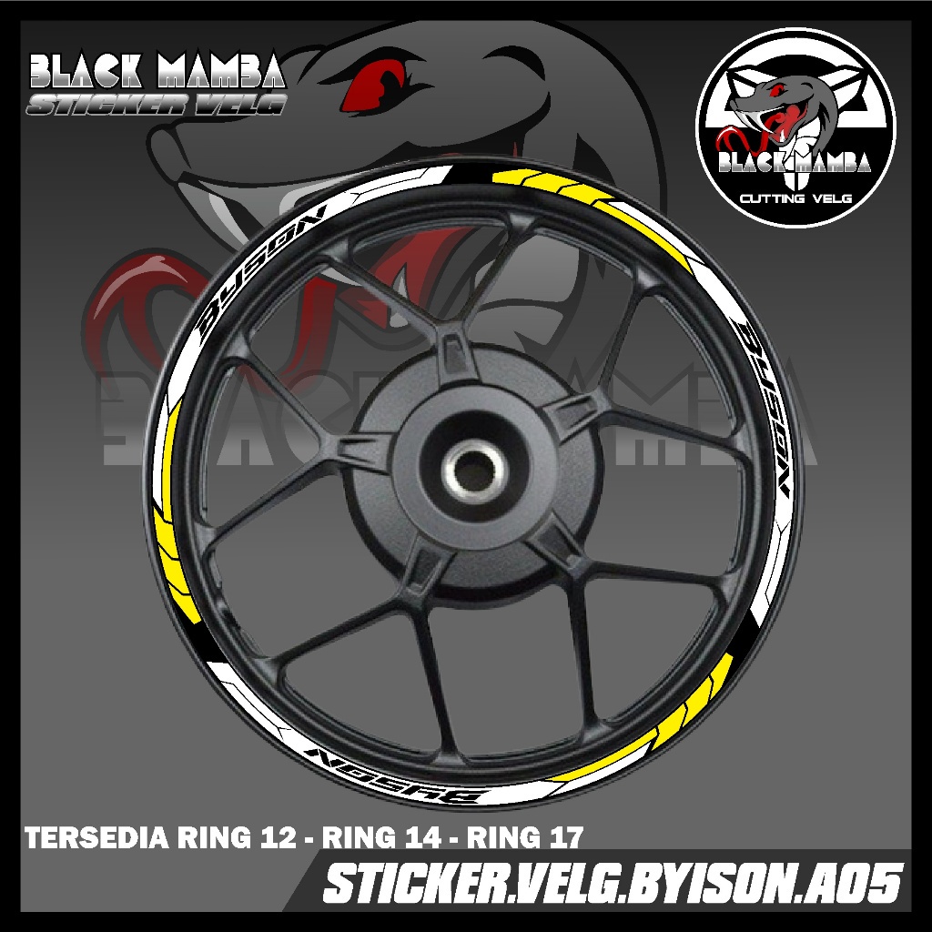 山葉 Byson Rims STICKER LIS LIST 輪胎變體/VELG YAMAHA BYSON A05