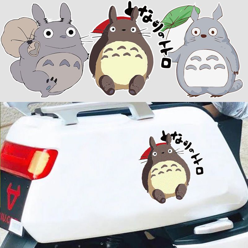 宮崎駿動漫卡通龍貓 車身可愛車貼紙車身裝飾機車貼