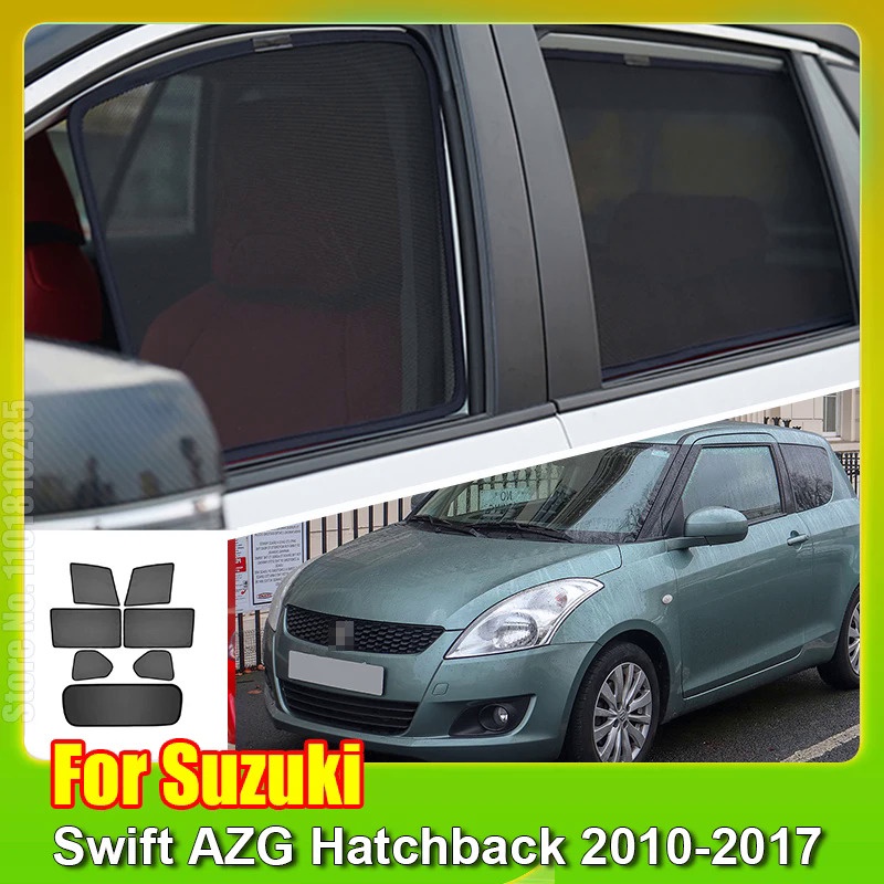 SUZUKI 適用於鈴木 Swift AZG Hatchback 2010-2017 汽車遮陽板配件車窗擋風玻璃罩遮陽簾