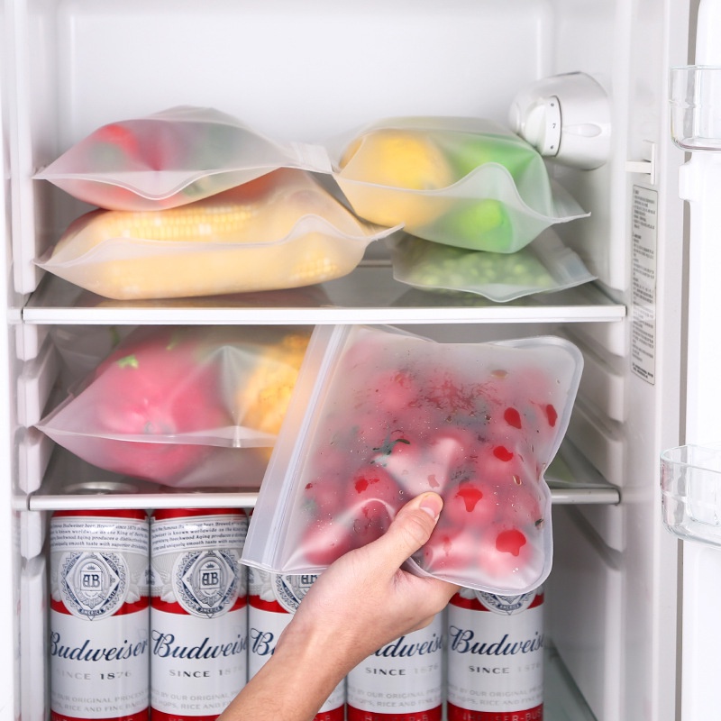 【STU】EVA食品保鮮袋冰箱食品儲存袋 水果蔬菜食物密封袋可重復使用
