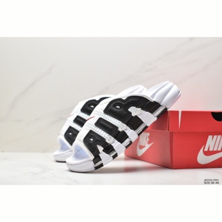 耐吉 Nike Air more uptempo slide Pippen 潮流輕便中性休閒拖鞋熊貓,