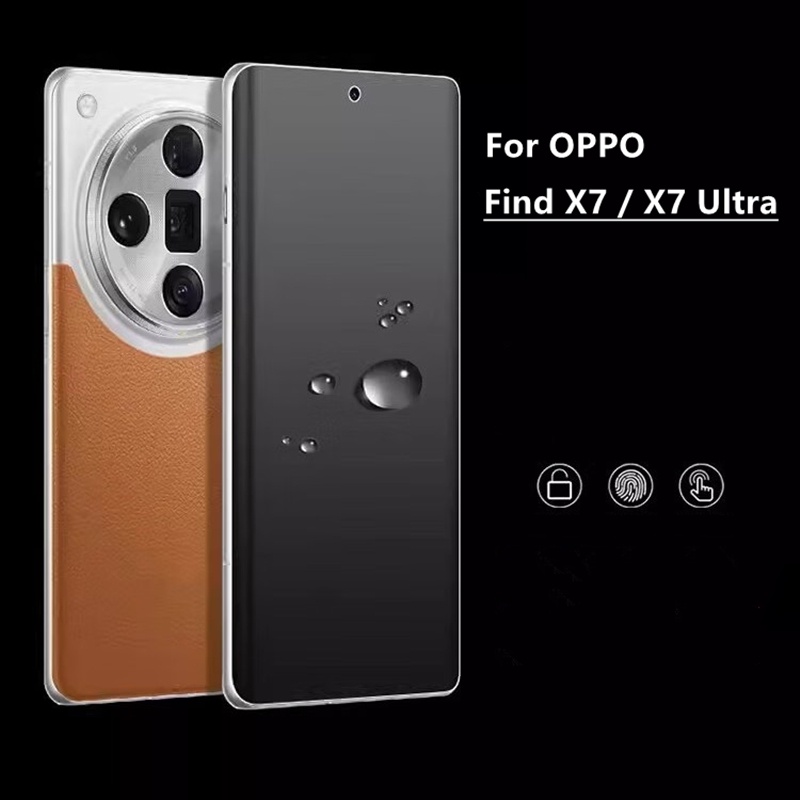 【適用於】OPPO Find X7 Ultra霧面磨砂滿版保護貼霧面軟性水凝膜 OPPO Find X7 Ultra手機