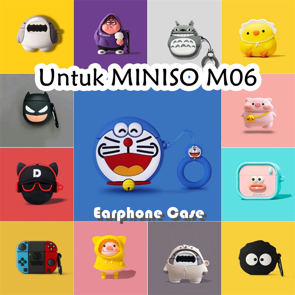 MINISO 適用於名創優品 M06 保護套可愛卡通狗狗 pacha 軟矽膠耳機套 NO.2