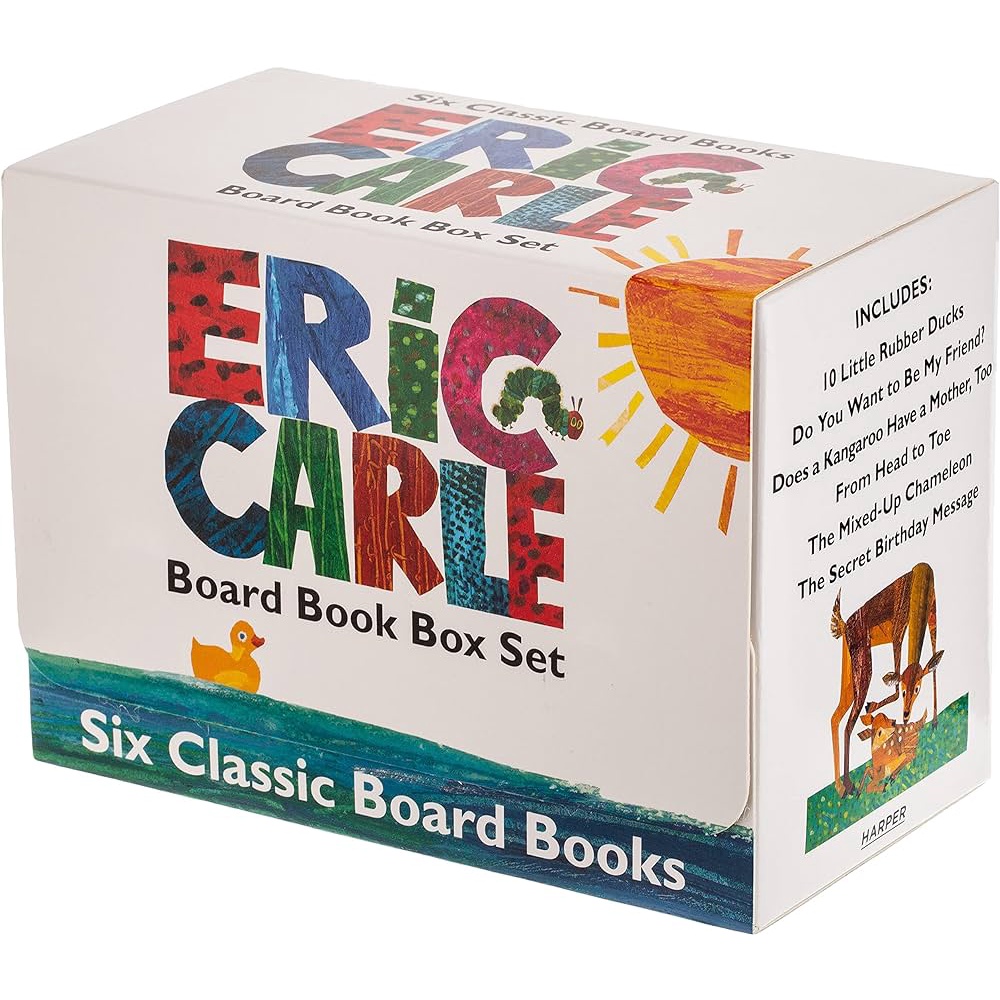Eric Carle Six Classic Board Books Box Set(硬頁書)/Eric Carle【三民網路書店】