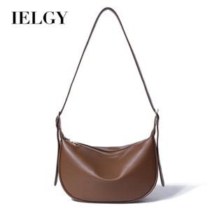 IELGY 女士大容量黑色餃子包 時尚大容量單肩斜揹包
