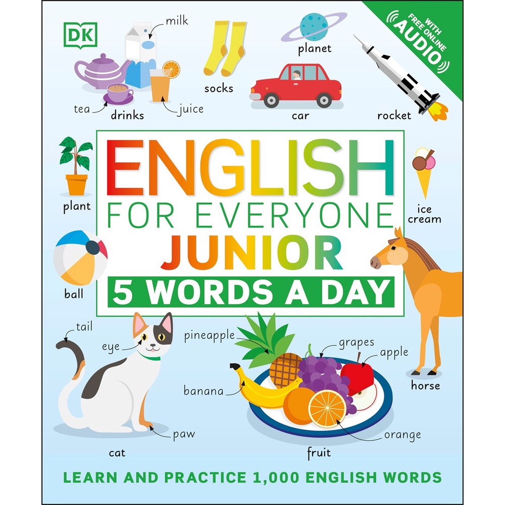 English for Everyone Junior: 5 Words a Day(平裝本)(美國版)*內附音檔網址/DK《DK Pub》【禮筑外文書店】