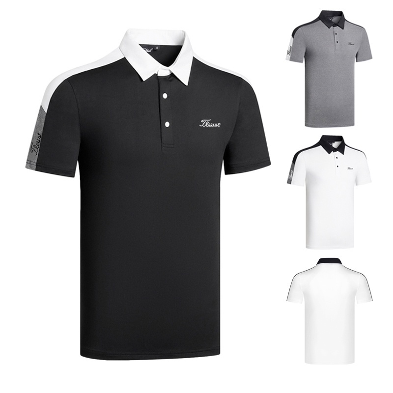 Titleist 男士短袖高爾夫 Polo T 恤 / Baju Golf