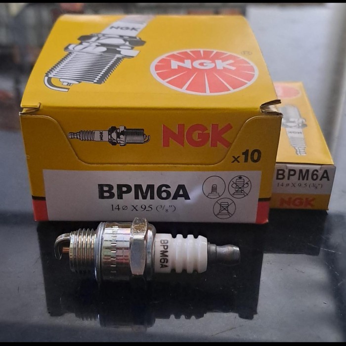 Mesin Bosch NGK BPM6A 火花塞 10 件適用於割草機/電機迷你 ATV