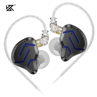 Kz ZSN Pro 2入耳式金屬耳機1BA+1DD混合技術HIFI低音耳機監聽耳塞運動降噪耳機