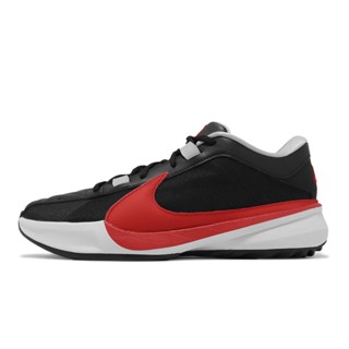 Nike 籃球鞋 Zoom Freak 5 EP 黑 紅 字母哥 希臘怪物 男鞋 5代 [ACS] DX4996-004