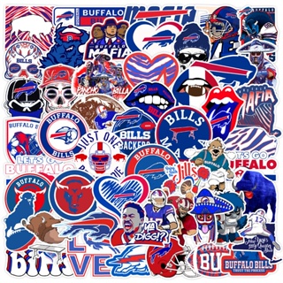 50 件 NFL Team Buffalo Bills 防水 PVC 貼紙