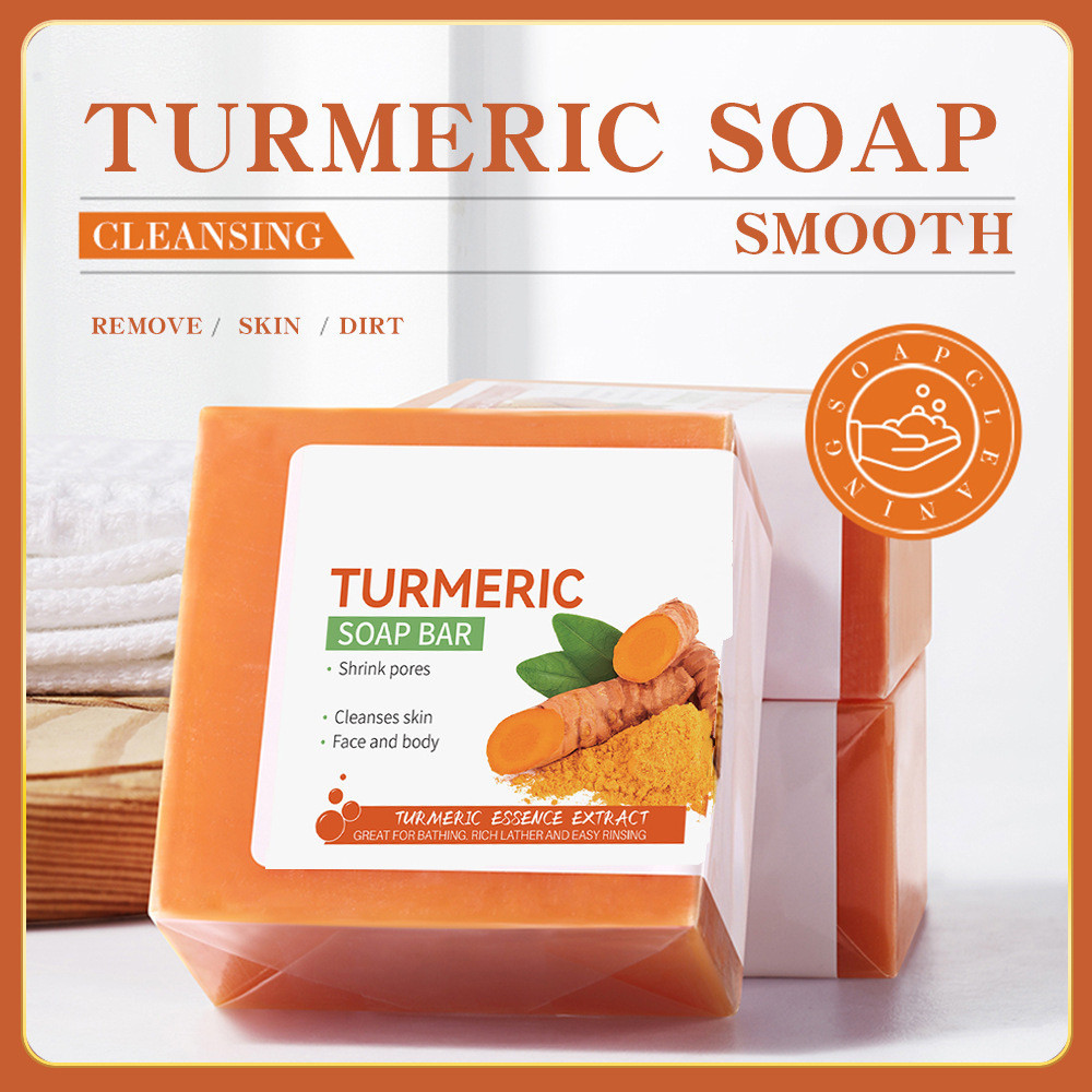 #Turmeric soap薑黃皁精油皁手工皁潔面沐浴香皂生薑肥皂12cc