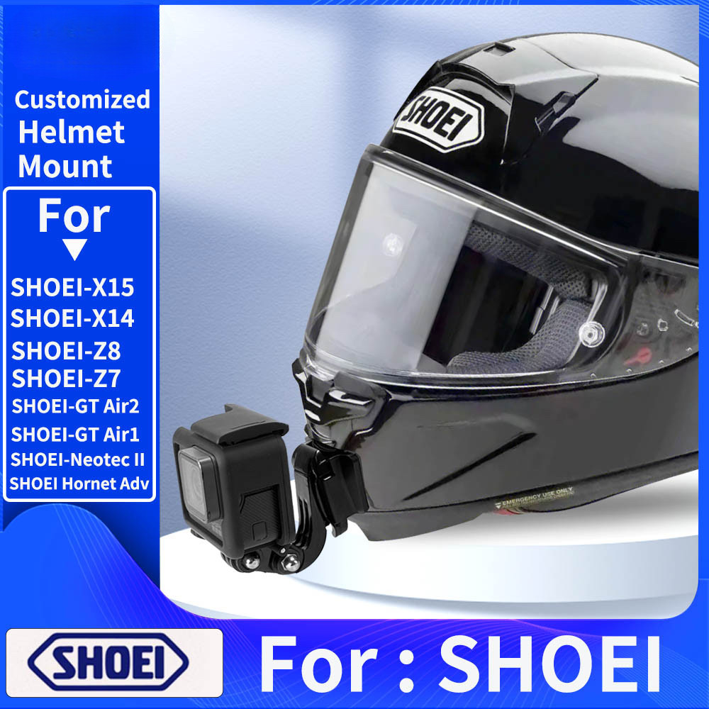 適用於 Shoei X15 X14 Z8 Z7 NEOTEC II 摩托車定制頭盔下巴支架適用於 GoPro Insta