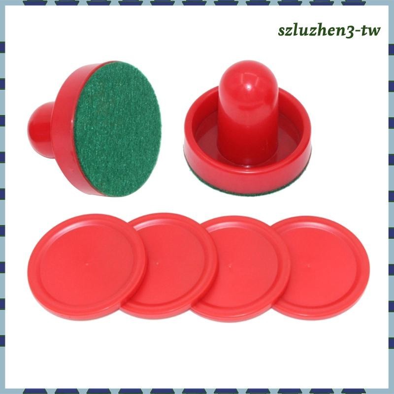 [SzluzhenfbTW] 攜帶配件桌上曲棍球配件冰球和推桿配件遊戲桌
