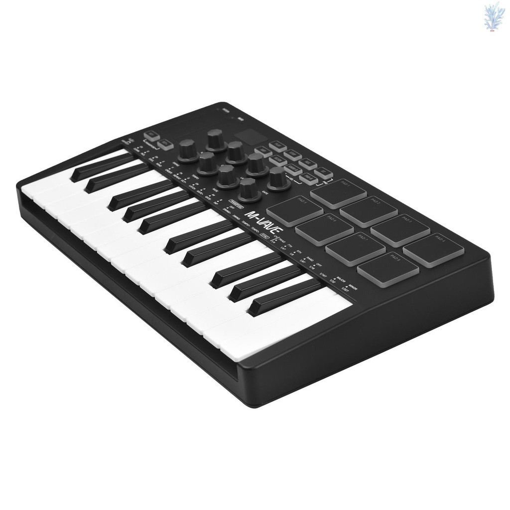 M-vave 25 鍵 MIDI 控制鍵盤迷你便攜式 USB 鍵盤