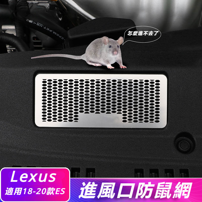 Lexus 19款 凌志 新ES200 260 300h 防鼠網 汽車 空調 進風口 防蟲 防護網