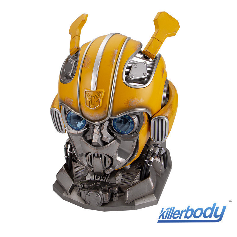 Killerbody大黃蜂頭盔可穿戴1:1面具變形金剛中英文聲控玩具模型