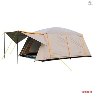[新品]5-8人野營帳篷大容量客艙帳篷防水便攜野餐帳篷