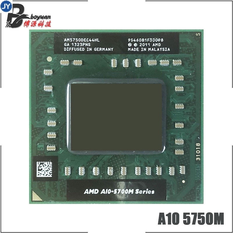 Amd A10 系列 A10-5750M A10 5750M 2.5 GHz 四核四線程 CPU 處理器 AM5750D