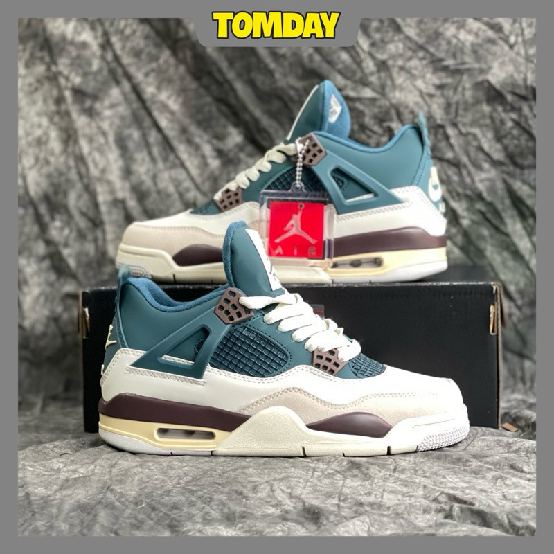 [Somday] Jordan 4 Snorlax 奶油藍色訂製運動鞋