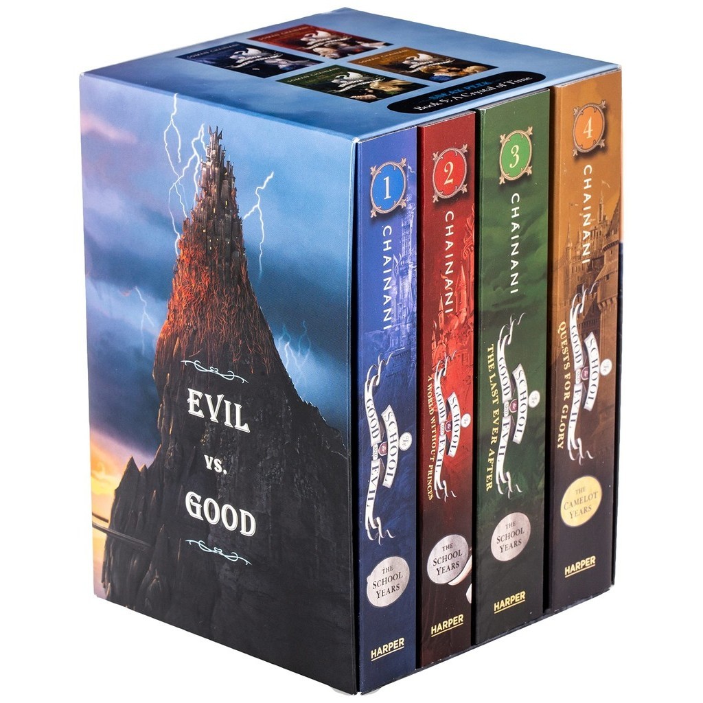 The School for Good and Evil Box Set (全4本)/Soman Chainani【三民網路書店】