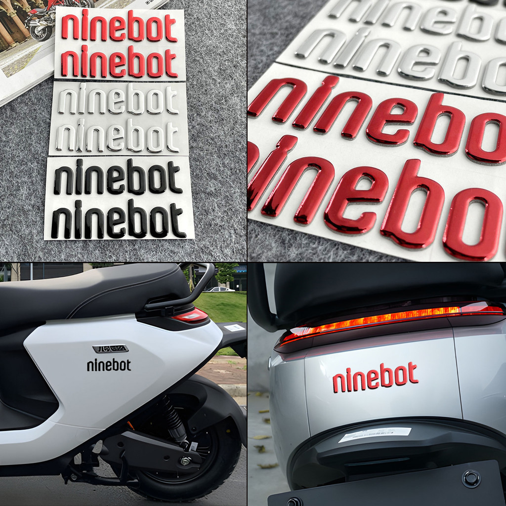 Ninebot E22 ES1 ES2 3D Gel Ninebot 標誌貼紙摩托車車身條貼紙電動滑板車貼花摩托車配件