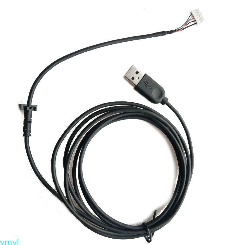 Ymyl USB 充電線替換線兼容 G402 鼠標大師鼠標鍵盤耐用尼龍編織線