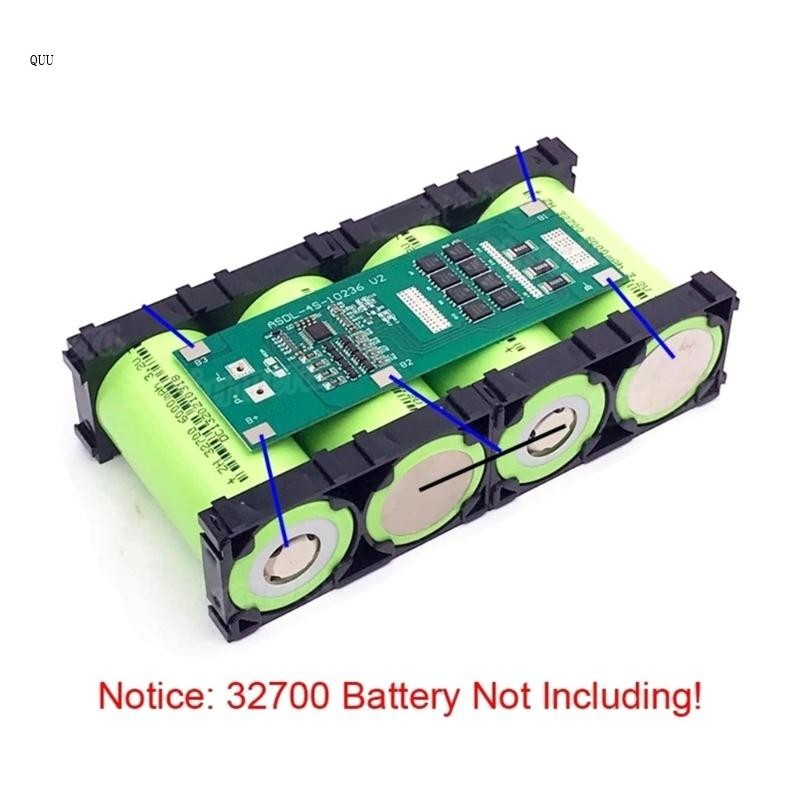 Quu 方便的 ABS 電池外殼電池外殼,適用於 32650 32700 電池