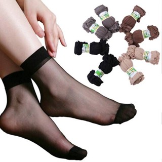 【熱賣】水晶絲襪 夏季水晶絲短襪 超薄隱形透明短襪 肉色短絲襪 女襪 防護襪 過濾襪