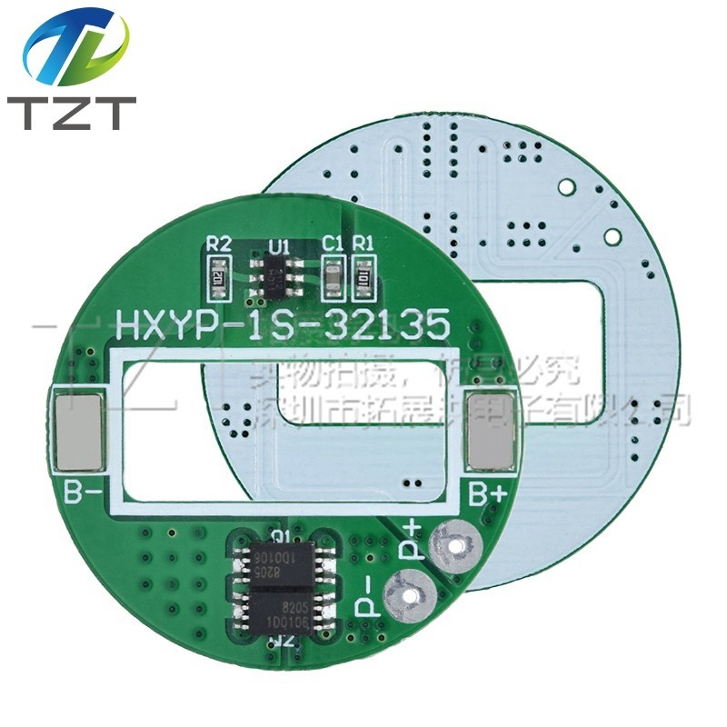 1串32135磷酸鐵鋰3.2V保護板過流3A單節3.65V電池防過充過放過流