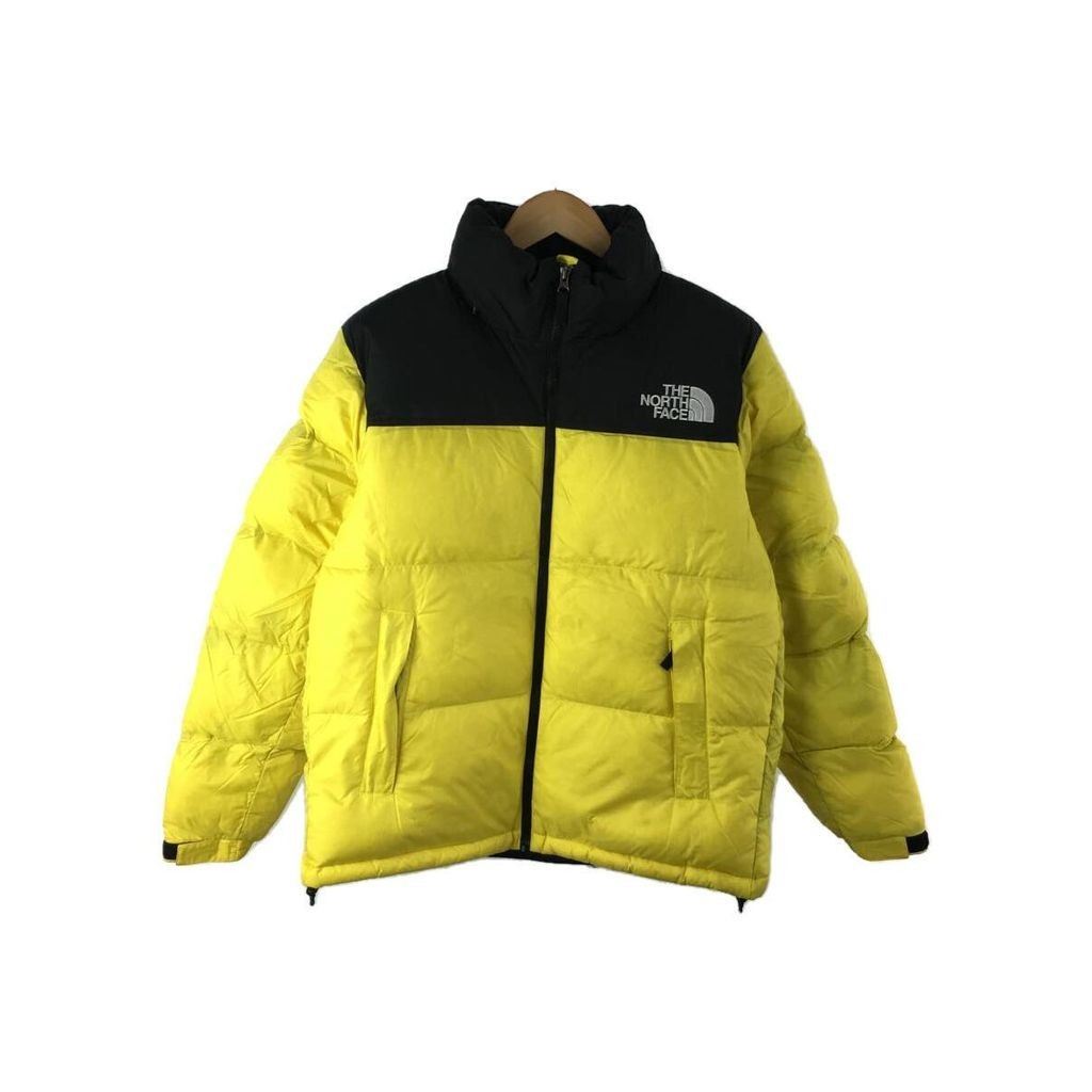 THE NORTH FACE 羽絨服 夾克外套Nuptse黃色 尼龍 日本直送 二手