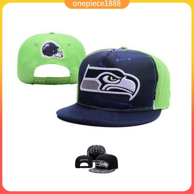 NFL 橄欖球帽 Seattle Seahawks 西雅圖 海鷹 遮陽帽 街舞帽 潮帽 球迷運動帽 男女通用