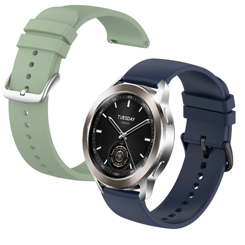 XIAOMI MI XIAOMI 小米智能手錶 S3 矽膠錶帶適用於小米 mi Watch S1 s2 active p