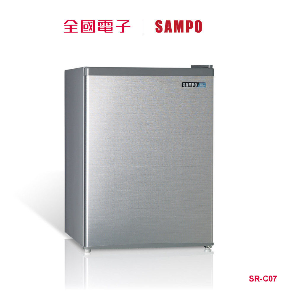 聲寶71L單門定頻小冰箱  SR-C07 【全國電子】