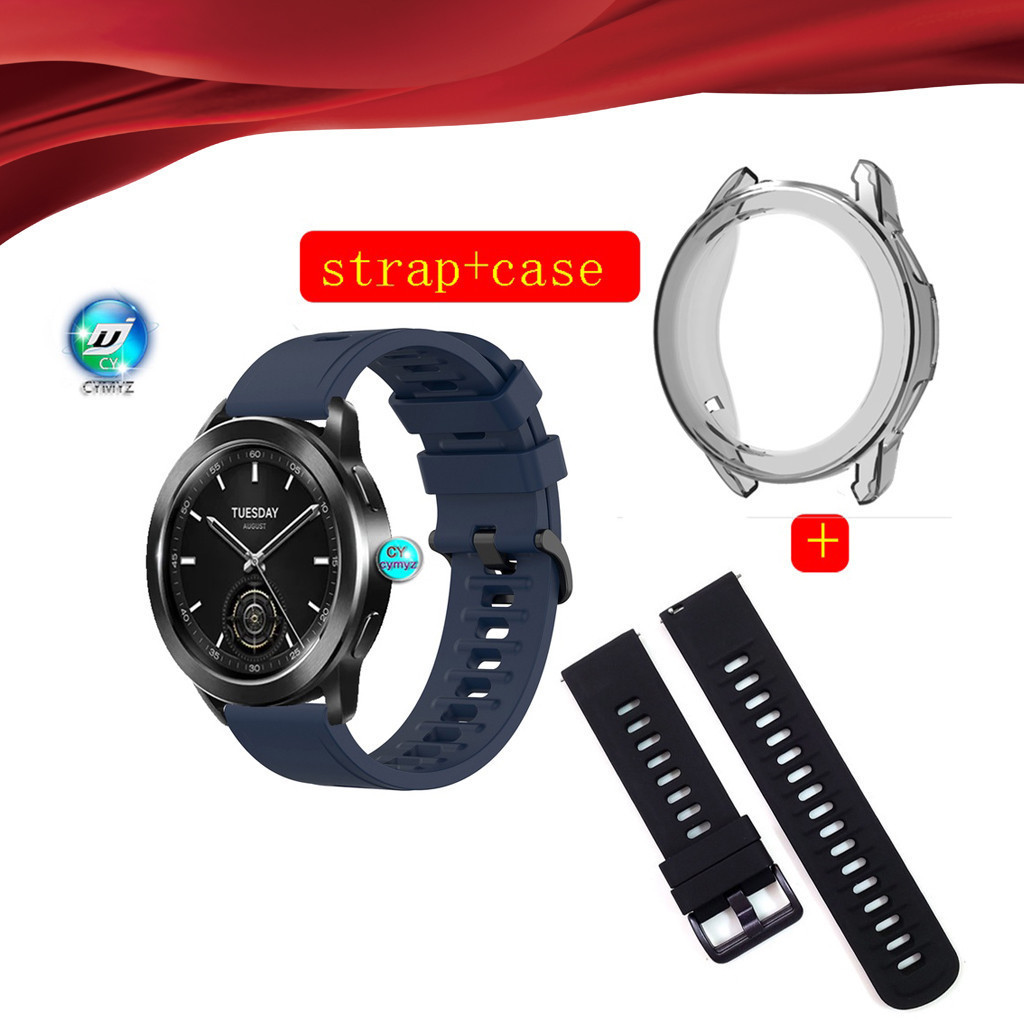 XIAOMI XIAOMI MI 小米手錶 S3 錶帶小米手錶矽膠錶帶 S3 錶帶運動腕帶小米手錶 S3 手機殼屏幕保護