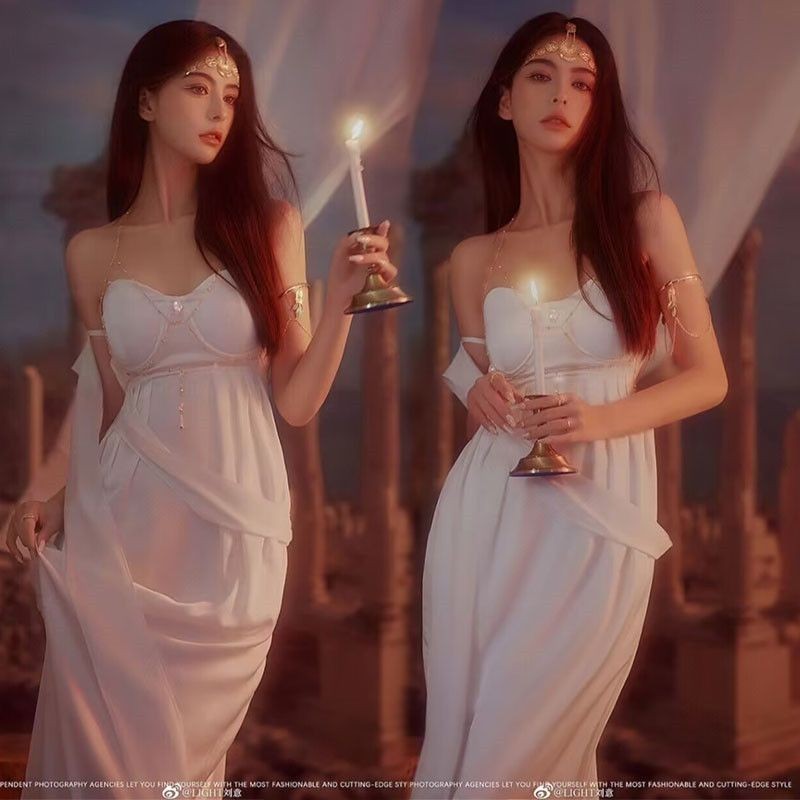 影樓新款復古希臘女神主題異域風精靈主題藝術照拍照攝影寫真服裝
