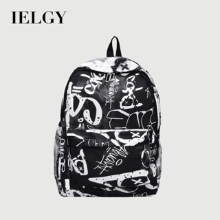 IELGY 百搭大容量塗鴉雙肩揹包
